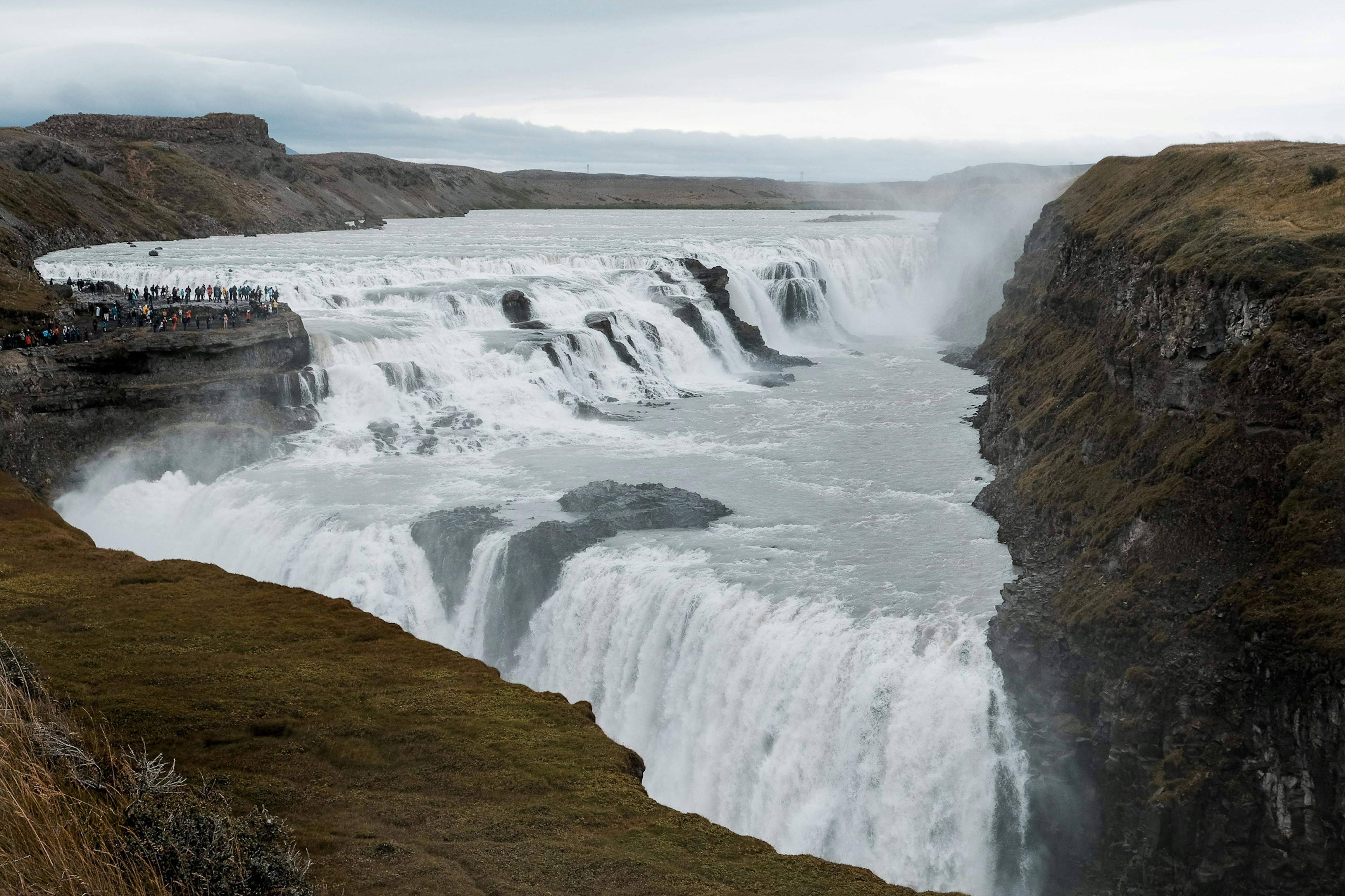 Iceland Nature Adventures Gullfoss Waterfall
