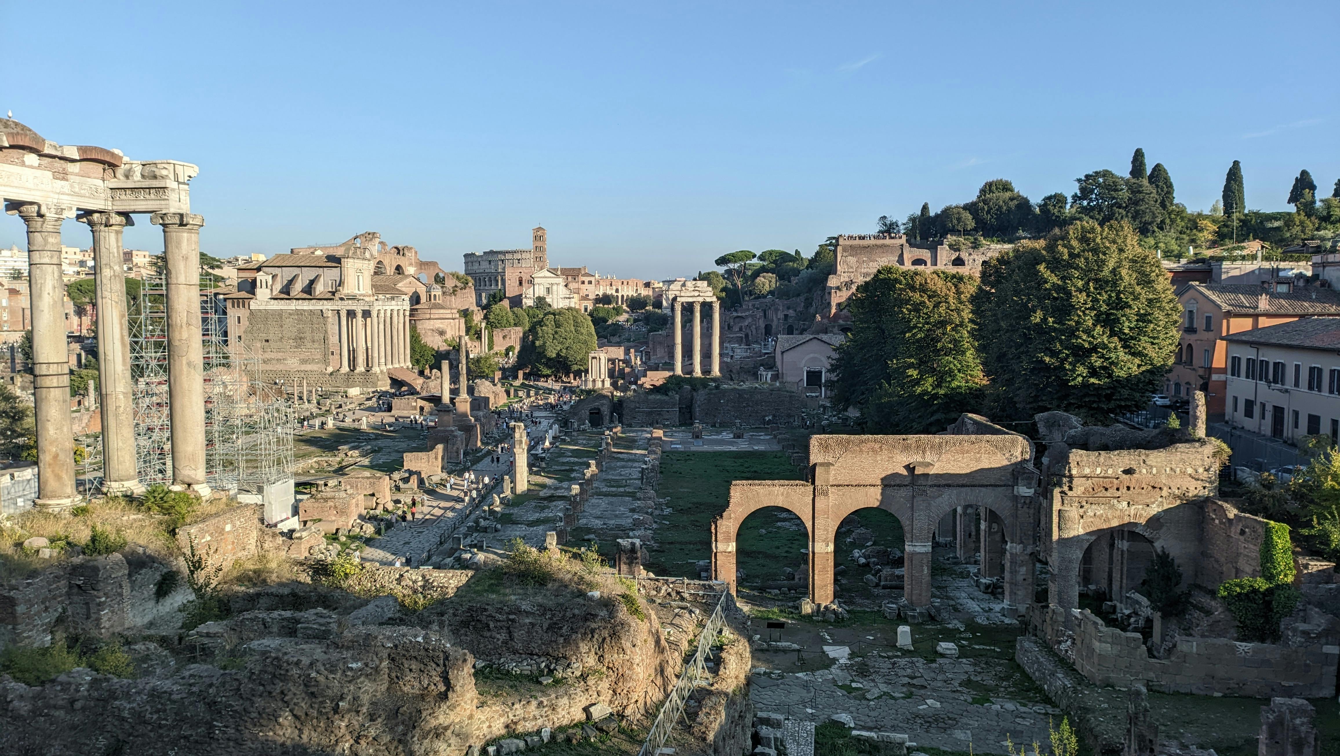 Rome landmarks and historical sites