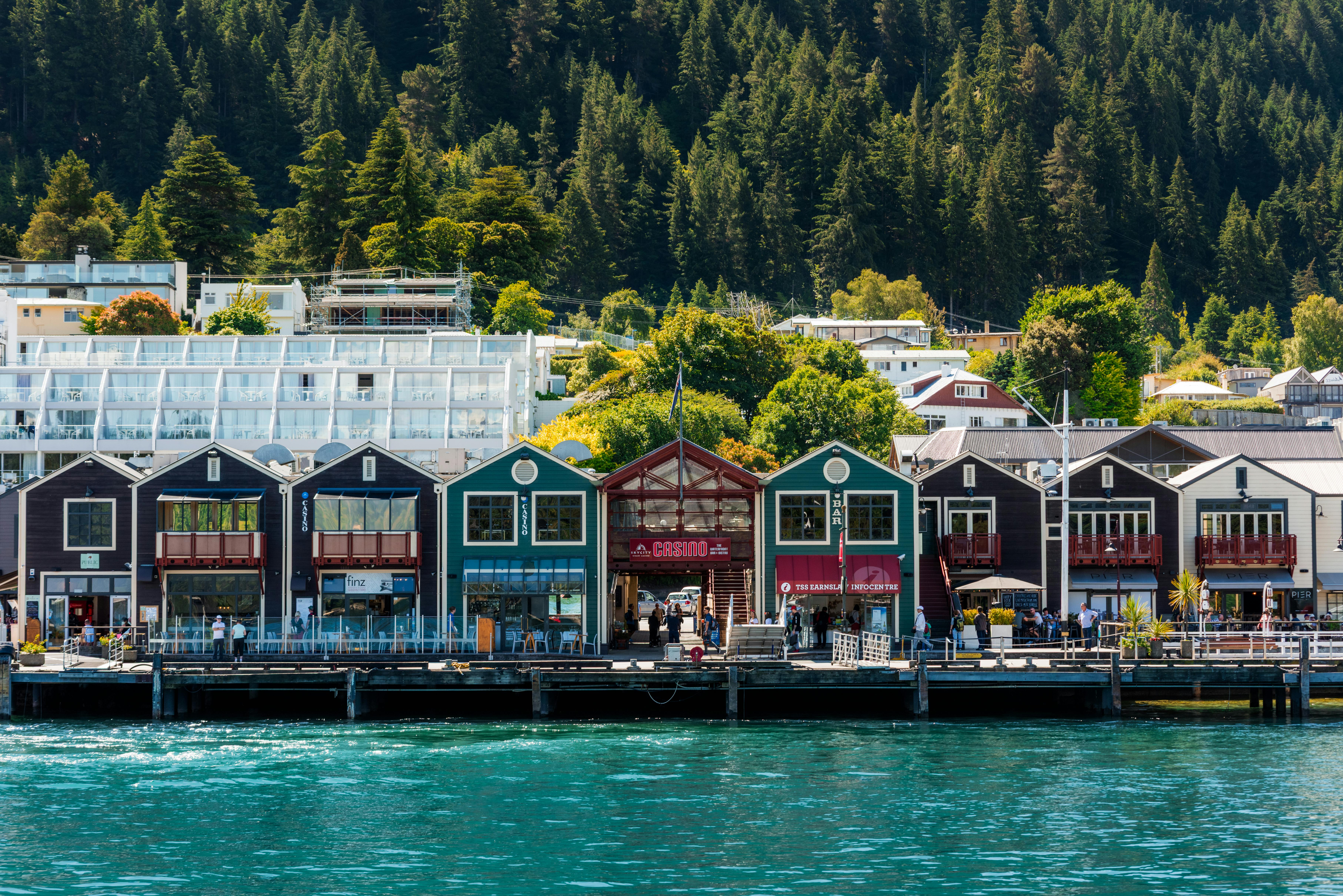 Scenic outdoor landscapes in Queenstown, New Zealand